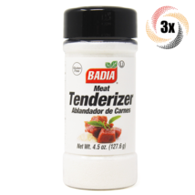 3x Shakers Badia Meat Tenderizer Seasoning | 4.5oz | Gluten Free &amp; Kosher - $17.25