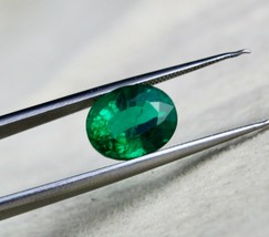 Top Natural Emerald Oval Cut 3.86 Carats 11X8mm Precious Gemstone Ring Pendant - £38,153.61 GBP