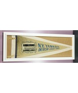 Rare Yankees Pennant w/Team Photo American League Champs Mantel Berra 19... - £185.99 GBP