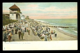 Vintage UDB Tuck Postcard Long Branch NJ Pavilion On The Beach - $12.86