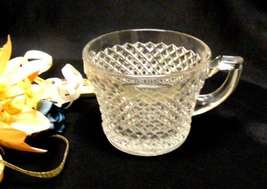 1781 Antique Westmoreland Clear English Hobnail Teacup - $9.00