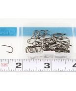 8# 100 Pieces YIDOU Fish Fishing Hooks Flat End Sharpened Black Carbon w... - $53.65 MXN