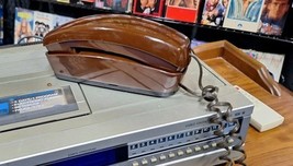 Vintage 80&#39;s Sears Chocalate Pushbutton Wall Desk Telephone Phone Prop(U... - $932.02 MXN