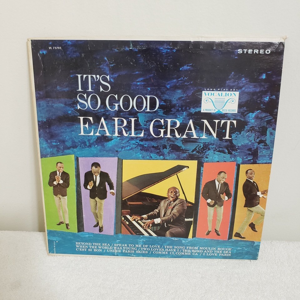 EARL GRANT IT&#39;S SO GOOD RECORD VINYL LP (VOCALION DECCA) VL 73793 - 33.5... - $6.43