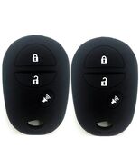 Ezzy Auto Silicone Key Fob Case Cover for Toyota Black Rose - $19.73 CAD