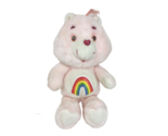 VINTAGE 1983 KENNER CHEER BEAR PINK RAINBOW CARE BEARS STUFFED ANIMAL PL... - $19.00