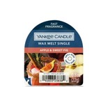 NEW YANKEE CANDLE  APPLE SWEET FIG  FRAGRANCED WAX MELT - $4.99