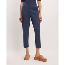 Everlane The Dream Pant Pintuck Pull On Tapered Navy Blue XL - £34.66 GBP