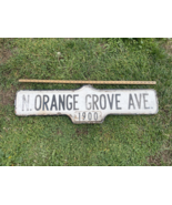 California  street sign Orange Grove . frame porcelain Antique Rare - $12,346.17 MXN