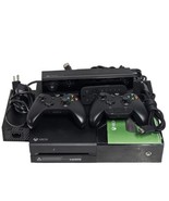 Microsoft Xbox One 500Gb Console w/(2) Controllers, Kinect, Remote, HDMI... - £98.36 GBP