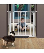 Auto Close Retractable Dog Gate for The House Easy Install Pressure Moun... - £91.28 GBP