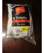 Hanes Boys&#39; White Briefs Value 6-Pack B252P6 - £6.01 GBP