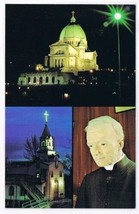 Quebec Laminated Postcard RPPC St Joseph&#39;s Oratory Multi View - £2.31 GBP
