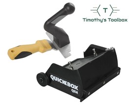 TapeTech QuickBox QSX 6.5&quot; Compound Flat Box and Wizard Compact Handle Set - £219.82 GBP