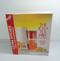 NEW The Iced Tea Pot by Mr. Coffee Model TM1 Red Extra Pitcher 2 quart 1... - £41.67 GBP