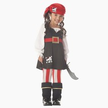 PRECIOUS LIL&#39; PIRATE BUCCANEER GIRLS HALLOWEEN COSTUME TODDLER SIZE LARG... - £15.68 GBP