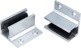 Sydien 2-Piece 1-1/2&quot; Sliding Shower Door Bottom Guide With Screw For Door - £17.92 GBP