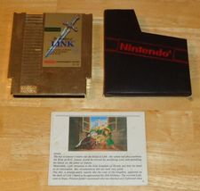 Nintendo NES Zelda II 2 Adventure of Link Video Game, with Manual, Tested/Works - £25.85 GBP