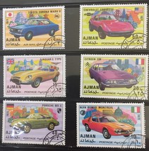 Ajman - Set of 6 Automobiles - $2.95