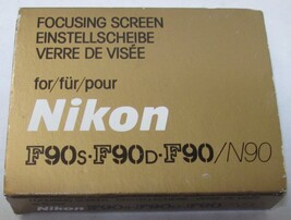 Nikon Focusing Screen Type E (for F90s, F90D, F90, N90) From Japan - Used - $436.93 MXN Nikon Focusing Screen Type E (for F90s, F90D, F90, N90) From Japan - Used - $436.93 MXN