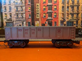 Marx Trains Used  #347100B/04572  Plastic PRR Pennsylvania Gondola Car Gray - $11.00