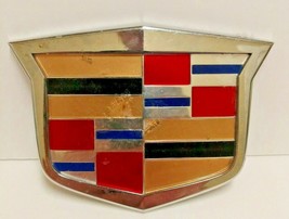 Cadillac Vintage Silver Ornament Emblem Large - $37.39