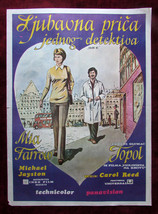 1972 Original Movie Poster Follow Me The Public Eye Mia Farrow Haim Topo... - £18.81 GBP