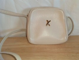 Vintage Paloma Picasso X Ivory Leather Crossbody Handbag - £44.10 GBP