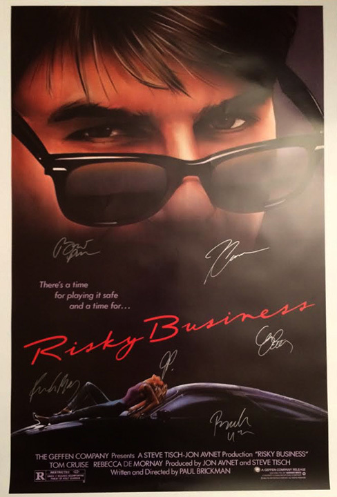 Primary image for Risky Business Signed movie poster 