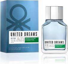 United Dreams Go Far Perfume Benetton Perfume For Him United Colors Sealed 100ML - £40.10 GBP