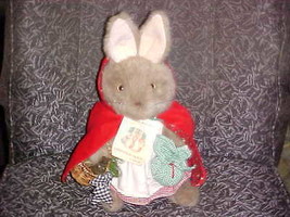 15&quot; Eden Beatrix Potter Mrs. Rabbit Christmas Party Plush W/Tags Federick Warne  - £58.17 GBP