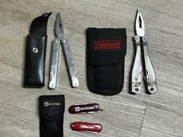 4 Piece Multi-Tool &amp; Pocket Knife Bundle - Coleman Prolock - Camping Eve... - £9.70 GBP