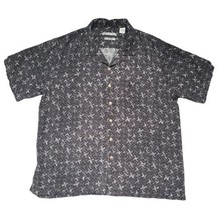 Batik Bay Men&#39;s Size XL Front Pocket Short Sleeve 100% Silk Shirt - $17.07