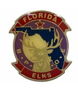 Florida State Elks Lodge 2422 BPOE Benevolent Protective Order Enamel Ha... - $7.95