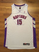 Authentic 2002-03 Nike Toronto Raptors Vince Carter Home White Jersey 56 - $309.99