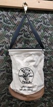 KLEIN TOOLS 150lbs Capacity Bucket Bag Canvas Straight Wall Off White 51... - $132.66