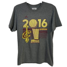 Cleveland Cavaliers 2016 NBA Champions Adidas Mens The Go-To Tee Gray Shirt M - £13.38 GBP