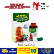 2 X Appeton Multivitamin Plus Infant Drops 30ml Supplement Free Dhl Shipping - £41.24 GBP
