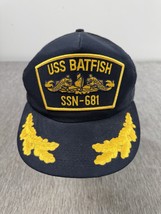 Vintage US Navy Hat Cap USS Batfish SSN-681 Submarine Sub Veteran Vet Mens - $466.28 MXN