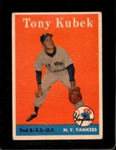 1958 TOPPS #393 TONY KUBEK VG YANKEES *NY9817 - $7.84