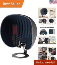 Versatile 360° Microphone Isolation Shield - Compatible with Blue Yeti &amp;... - $88.49