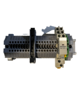 16 Screw Terminal Blocks 6" DIN Rail Omron G2R-2 Relay, Fuse Holder 5x20... - $27.67