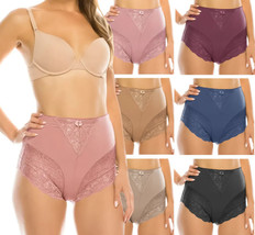 Women&#39;s 12 Pack Lace Detailing Hi-Waisted Microfiber Shaping Briefs - $47.51+