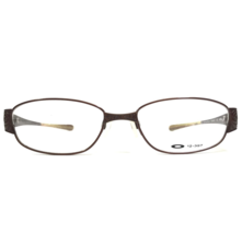 Oakley Gafas Monturas Poetic 2.0 Polished Brown Ovalado Textura Logos 50-16-132 - £25.55 GBP