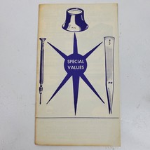 Vintage 1960 Watch Repair Tool &amp; Accessories Pamphlet Ephemera Advertising - $9.00