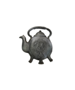 Vintage Danish pewter teapot keyhook keychain holder - $19.99