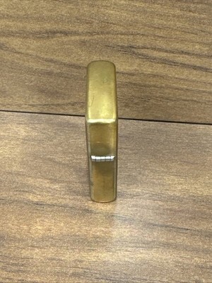 April Of 1996 Zippo Advertising Lighter Doral Tobaccoville NC Brass Finish Item image 2