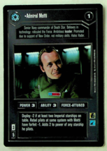 Admiral Motti - Star Wars Premier Set - Decipher - 1995 - £3.72 GBP