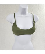 Aerie Bikini Top Swim Bathing Green Olive Drab Women&#39;s Medium - £10.12 GBP