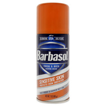 Sensitive Skin Thick Rich Shaving Cream by Barbasol for Men - 7 oz Shavi... - $13.06